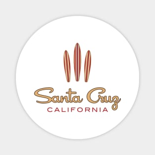 Surf City Santa Cruz California Logo Pack Sticker 3 Surfboards Fan Lite Magnet